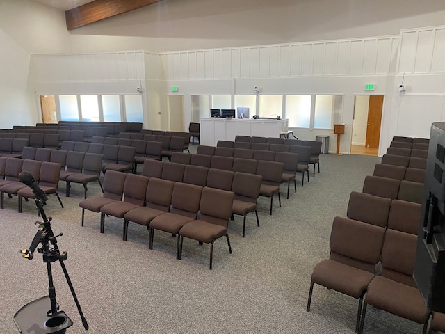 Hope for Lompoc - Sanctuary With Chairs Stacked