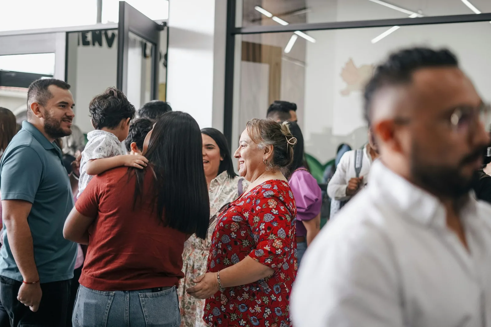A family at Hope Chapel
